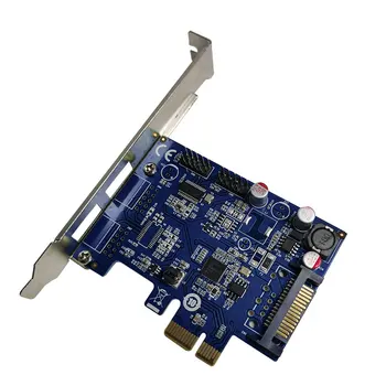 Adauga pe Card PCIe 2 Porturi Usb Interne 2 Port 9pin 9-pin USB2.0 Card de Expansiune Bluetooth Usb WIFI PCI-E Adaptor Convertor Cardul de