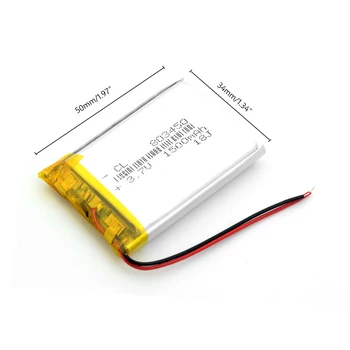 3.7 V 803450 LiPo 1500mAh Baterie Reîncărcabilă Litiu-Polimer Celule de Înlocuire Cu PCB Pentru Mini Ventilator MP4 MP5 GPS PDA Cască