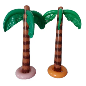 1 buc 90cm Gonflabile Palmier Sufla Stil Hawaiian Artificial, Palmieri de Cocos Vara Plaja Piscina Consumabile Partid