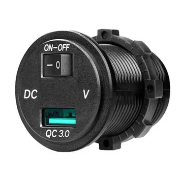 12 v QC3.0 Rapid Dual USB cu Încărcare Bricheta Auto Splitter Adaptor Încărcător de Priza pentru Masina de Camioane Motociclete