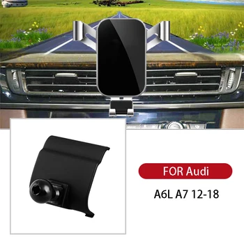 Auto GPS Telefon Mobil Titularul de Aerisire Montare Suport Mobil Suport de Telefon Pentru Audi A6L A7 2012-2018 Pentru iPhone Telefonul În Suport Auto