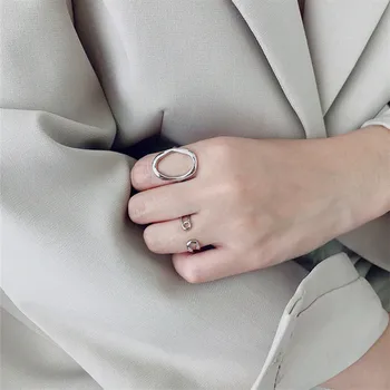 Ying Vahine cel Mai bun Vanzator Argint 925 Design Clip Deschide Inele pentru Femei