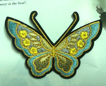 Un Set de Broderie Mare de Flori Dantelă Patch-uri 3D Aplicatiile Fluture T-shirt Rochie Pulover Haina Haine DIY Accesorii de Cusut