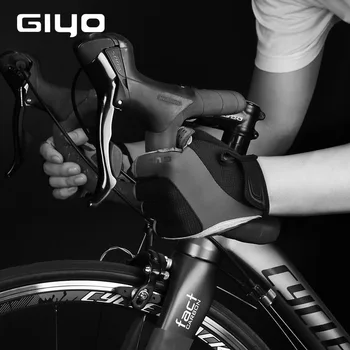 GIYO S-10 Vara Biciclete Respirabil Șoc Absorbant Jumătate Degetul Mănuși de Biciclete de Munte Antiderapante Rezistente la Uzură Mănuși de Ciclism
