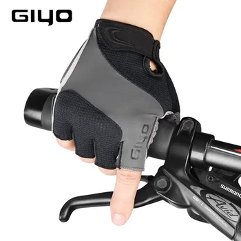 GIYO S-10 Vara Biciclete Respirabil Șoc Absorbant Jumătate Degetul Mănuși de Biciclete de Munte Antiderapante Rezistente la Uzură Mănuși de Ciclism