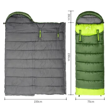 190x75cm Camping Ultralight Sac de Dormit Camping Plic Sac de Dormit de Iarnă în aer liber Pat de Dormit Sac de Dormit de Linie
