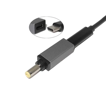C USB Conector Încărcător pentru a 5.5*2.5 mm tata-Jack Laptop Cablu Adaptor Cablu pentru Asus Notebook Lenovo Alimentare Convertor