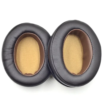85x70mm tampoane pentru urechi pernă de pernă pentru căști cască maro și negru