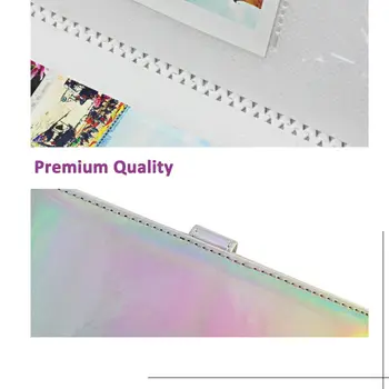 Pentru Fujifilm Instax Mini 8 9 Film de Stocare a fotografiilor Cartea 3 inch 96 Buzunare Album Elegant, card Organizator Imagine Caz