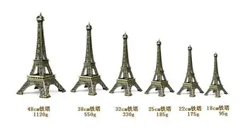 Aliaj Model Decor Vintage Bronz Ton Paris Turnul Eiffel Figurina Statuie 32/38/48/60cm Fierbinte