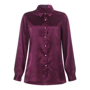 Celmia de Moda pentru Femei Bluza din Satin 2021 Toamna Mătase Top Doamnelor Casual cu Maneci Lungi Buton Rever Feminin Tricouri Blusas Plus Dimensiune 5XL