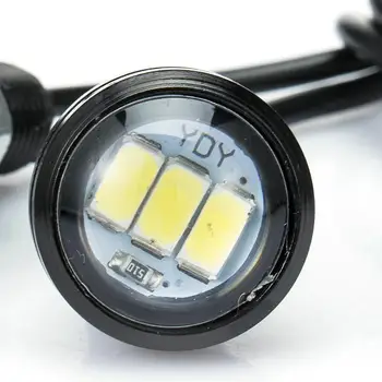 10 buc 12V 23mm Ochi de Vultur de Lumină LED-uri de Mare Putere lampă pentru circulație Diurnă Lumina lumini de parcare Auto Ceata bec de Rezervă DRL auto styling