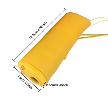 Portabil cu Ultrasunete Dog Repeller Vibrare de Lumină de Control Trainer 3 In 1 Anti-barking Sperie Coaja de Câine Descurajare Dispozitiv de Formare