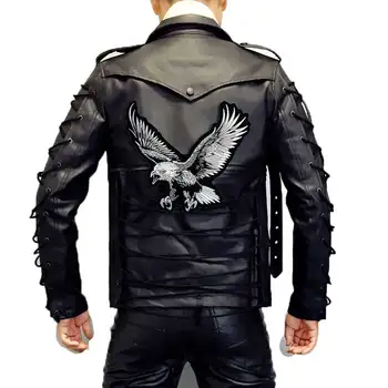 MARE VULTUR Brodat Cusut Eticheta punk motociclist Patch-uri de Haine Autocolante Accesorii de Îmbrăcăminte Insigna