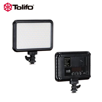Tolifo PT-F300B LED Camera Video Camera Video Panou de Lumină pentru Iluminare în Studio sau în aer Liber 3200K la 5600K Bi-Temperatura de Culoare