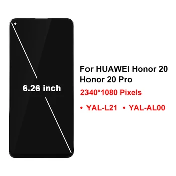 Pentru Huawei Nova 5T Display YAL-L21L61A L61D L71A Onoarea 20 LCD Touch Screen, Digitizer Inlocuire Pentru Huawei NOVA 5T Display