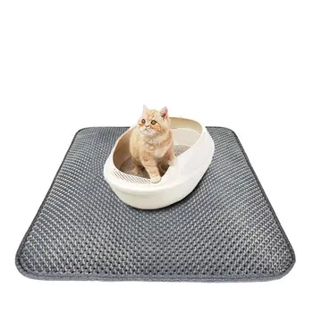 Mat gunoi Pet Covor Pisica de Nisip Pisica Toaletă Mat Pisici Impermeabil Saltele Pentru Animale de companie Pisici Trapper Pliabil EVA Covoare anti-alunecare