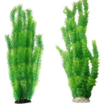 1 buc 50-55CM Mare de Plante de Acvariu din Plastic Plante Artificiale Fals Plante de Apă Iarba Ornament acvariu Decor