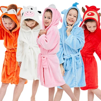 Copii Halat de Animale Copil Halat de baie Pijamale Fete cu Gluga Prosop de Plaja pentru Copii Pijamale Băiat Halat de Baie Copilul în Pijama Robe