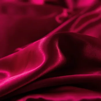 Red Set De Lenjerie De Pat De Lux Satin Negru De Mătase Fular Set De Pat King Queen-Size Înaltă Calitate Carpetă Acopere Pentru Adulți
