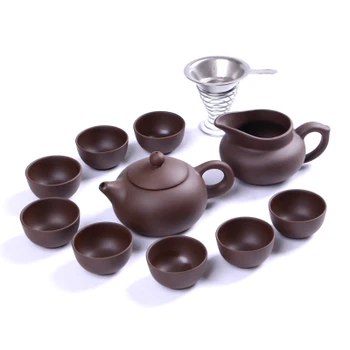De înaltă calitate Kung Fu Set de Ceai Ceainic Yixing Handmade Mov Lut Oală de Ceai Set de Ceasca ,Zisha Ceramice Ceremonia Ceaiului Chinezesc Cadou