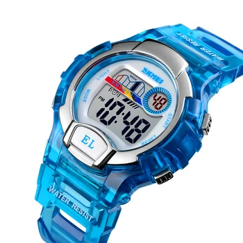 SKMEI Sport Inteligent Ceas Digital Pentru Copii 5Bar Impermeabil Ceas Deșteptător Fete Student Cronometru Ceas LED Luminos Ceasuri