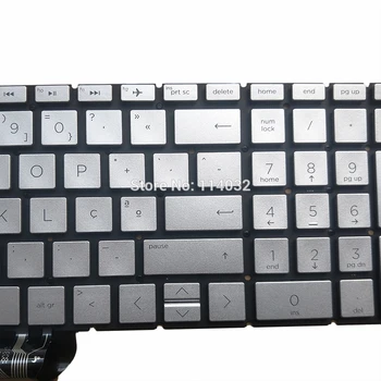 Laptop portugheză latină tastaturi cu iluminare din spate pentru HP 15-DA 15-CX 15-CS 15-DK 15-DF CR 15t-da0000 PO LA lumină albă 93320 SG-93320