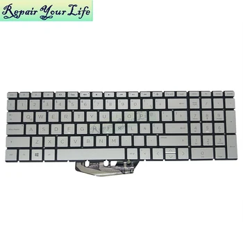 Laptop portugheză latină tastaturi cu iluminare din spate pentru HP 15-DA 15-CX 15-CS 15-DK 15-DF CR 15t-da0000 PO LA lumină albă 93320 SG-93320