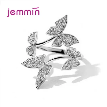 De Moda De Argint 925 Inele Pentru Femei De Argint Reglabil Inel Deschis Fluture De Nunta De Design Elegant De Bijuterii Cadou Pentru Petrecere