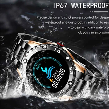 LIGE Ceas Inteligent Bărbați IP67 rezistent la apa Ceasul Sport Apel Memento Memento Alarmă de Monitorizare a ritmului Cardiac Smartwatch Pentru IOS Telefon