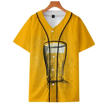 Individualitatea Personalizate Femei, tineri Baseball Jersey imprimare 3D Casual de vara barbati Subțire cu mâneci Scurte Baseball haine