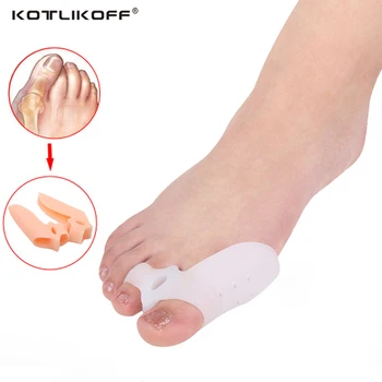 Hallux Valgus Semele Ortopedice Separatoare De Deget De La Picior Silicon Toe Tampoane De Protecție Durerea De Picioare De Îngrijire Silicon Moale Pantofi Pad