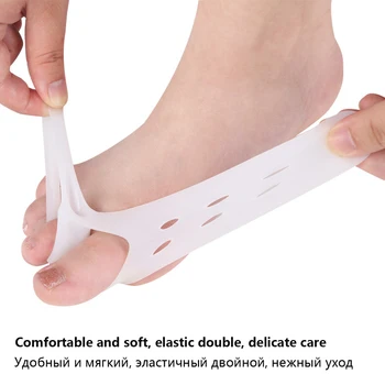 Hallux Valgus Semele Ortopedice Separatoare De Deget De La Picior Silicon Toe Tampoane De Protecție Durerea De Picioare De Îngrijire Silicon Moale Pantofi Pad