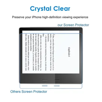 3Pack Ultra Clear LCD Shield Film pentru Toate noile Kindle Oază 9 Gen 2017 Lansare Tableta 7inch Anti-Zero Ecran Protector