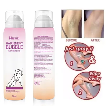 Parul Inamic Îndepărtarea Părului Păr Bule Remover Spray pentru Corp Picior Brat sub brat Părți Private Bărbați Femei MPwell