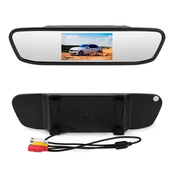 4.3 inch 1080P auto retrovizoare oglinda Auto Dvr full HD 1080p de conducere auto video recorder aparat de fotografiat masina imagine inversă dual lens dash cam