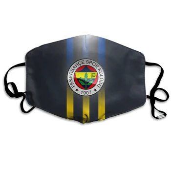 Turcia, Fenerbahce Club de Fotbal Logo-ul Măști de Gura Construit în 1903 Reutilizabile Fata Masca Pânză Lavabil Mască de Protecție Pentru Adulți Copii