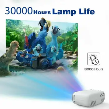 2020 Mini 1080P LED mini proiector pentru smartphone-uri Home Theater telefon mobil full hd, proiector mini proiector pentru mobil smartphone