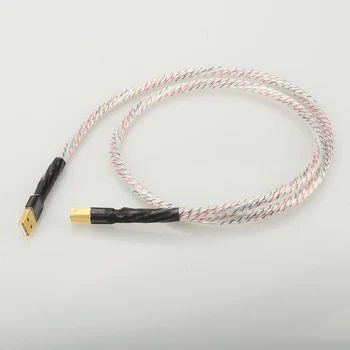 Scut data de cablu hifi valhalla Tip argint placat cu USB pentru DAC 5-nuclee de Top-Evaluat