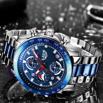 În 2020, Noul Ceas Barbati LIGE Moda Clasic Cuarț Ceas Barbati Ceasuri de Top de Brand de Lux de Afaceri Impermeabil Ceas Relogio Masculino