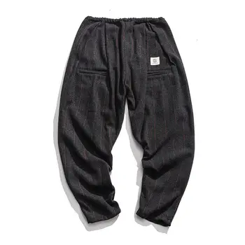 MrGB Bărbați Îngroșa Pantaloni Cald 2020 Toamna Iarna Nou Liber Om Drept Pantaloni Casual Harajuku Moda Streetwear Pantaloni