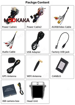 Masina Multimedia Player Android Px6 Tesla Ecran Pentru Lexus GX400 GX460 2010 2011 - 2019 Audio Stereo Radio Autoradio GPS Unitatea de Cap