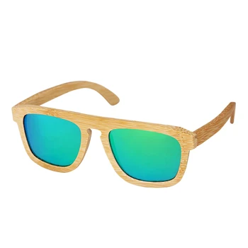 Cadru de bambus Epocă Polarizat ochelari de soare pentru femei barbati din Lemn de lux ochelari de soare, Plajă, ochelari Anti-UV pentru Conducere