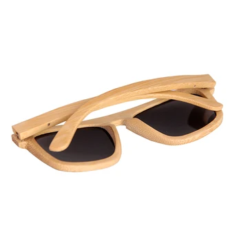 Cadru de bambus Epocă Polarizat ochelari de soare pentru femei barbati din Lemn de lux ochelari de soare, Plajă, ochelari Anti-UV pentru Conducere