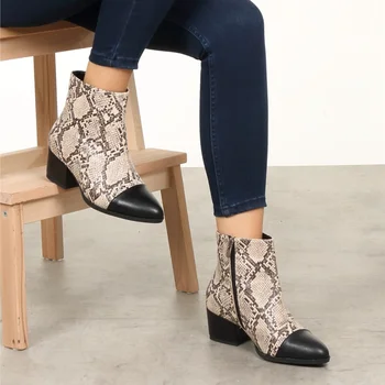 Evelyn Bej Model Sarpe Cizme Femei, Cizme 2020 Noua Moda de Înaltă Calitate, Platforma Pompa de Iarnă Pantofi de Primăvară botas mujer Glezna
