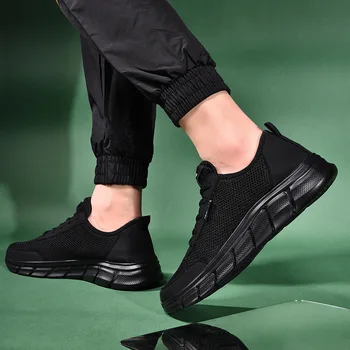ZYYZYM Barbati Pantofi Casual Primavara-Vara Adidași de Moda in aer Liber Respirabil Lumina Plasă de Dantelă sus Mens Pantofi Plus Dimensiune