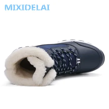 Cizme de zapada 2019 Iarna marca caldă non-alunecare rezistent la apa pentru femei cizme pentru femei mama pantofi casual din bumbac de iarna cizme de toamna de sex feminin