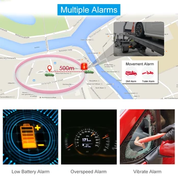 Concox AT4 Magnetic GPS Tracker Anti-Furt cu GSM rezistent la apa IP65 Localizare a Activelor cu 10000mAh în Timp Real de Urmărire APP pentru Google Map