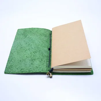 Vintage Piele Travler Notebook Spirală Piele De Vacă Riller Notebook Acoperire Coajă Personale De Buzunar Pașaport Jurnal Planificator Notepad