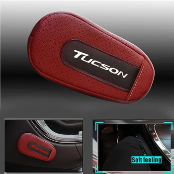 Styling auto Pentru Hyundai Tucson din Piele Moale Pernă Picior Genunchi Pad Cotiera Seat pad Susține Scaun Auto Accesorii